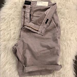 NWT American Eagle Gray Classic Flat Front Shorts